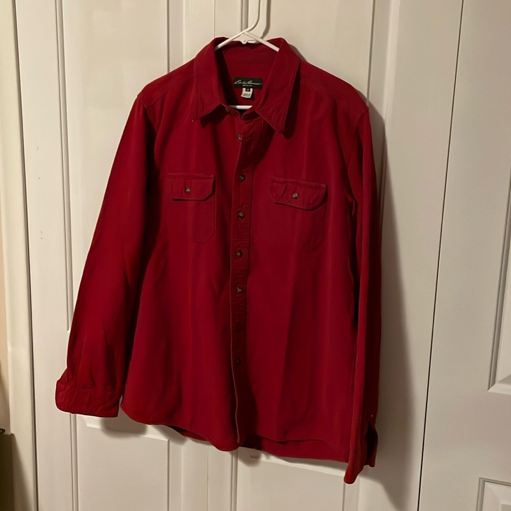 Eddie Bauer men’s, brushed flannel  100 cotton, size large tall